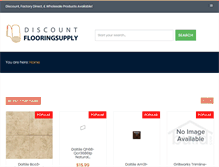 Tablet Screenshot of discountflooringsupply.com